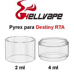 Depósito de Pyrex para Destiny RTA 2ml/4ml - Hellvape Pyrex