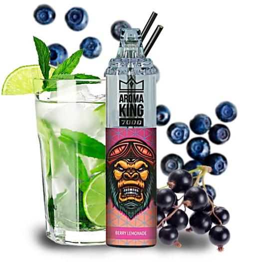 Desechable BERRY LEMONADE Tornado 7000 Puff SIN NICOTINA - Aroma King