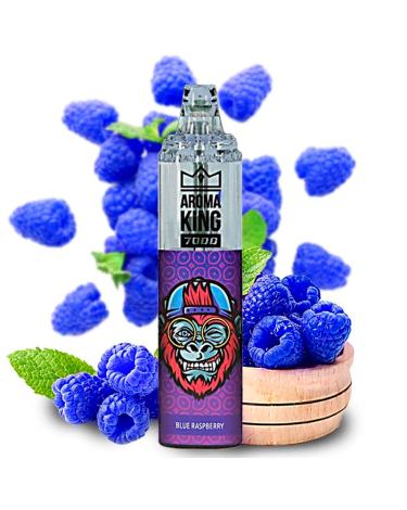 Desechable BLUE RASPBERRY Tornado 7000 Puff SIN NICOTINA - Aroma King