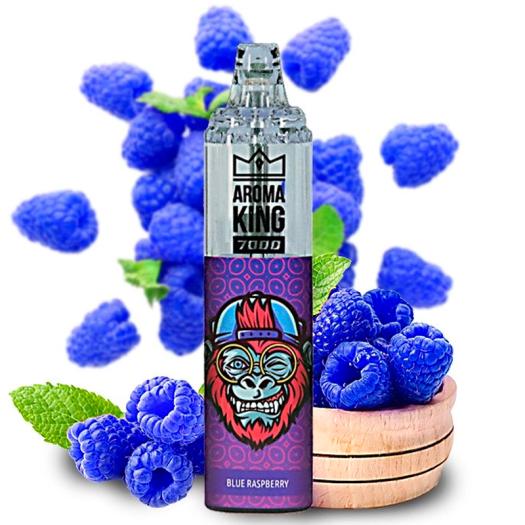 Desechable BLUE RASPBERRY Tornado 7000 Puff SIN NICOTINA - Aroma King