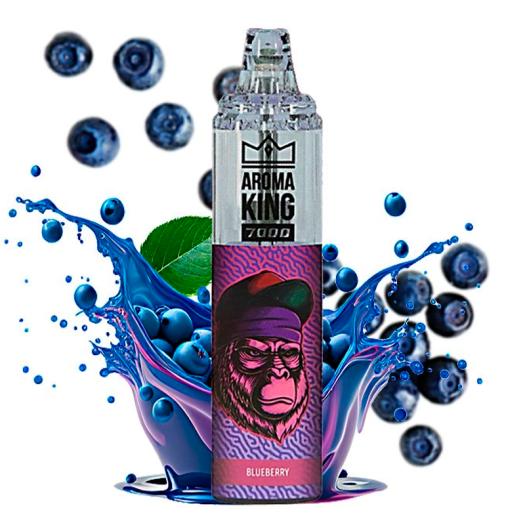 Desechable BLUEBERRY Tornado 7000 Puff SIN NICOTINA - Aroma King
