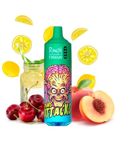 Desechable CHERRY PEACH LEMONADE Tornado 9000 Puff - 600mAh Fumot SIN NICOTINA