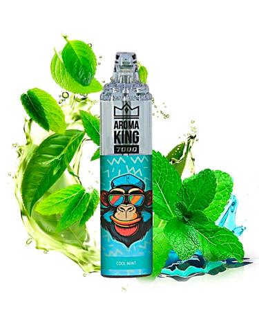 Desechable COOL MINT Tornado 7000 Puff SIN NICOTINA - Aroma King