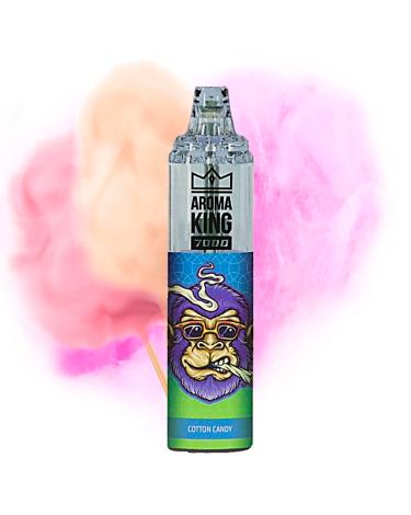 Desechable COTTON CANDY Tornado 7000 Puff SIN NICOTINA - Aroma King