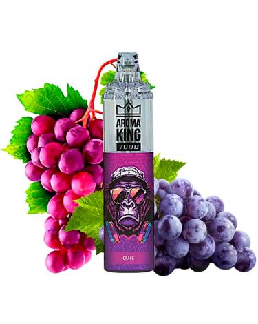 Desechable GRAPE Tornado 7000 Puff SIN NICOTINA - Aroma King