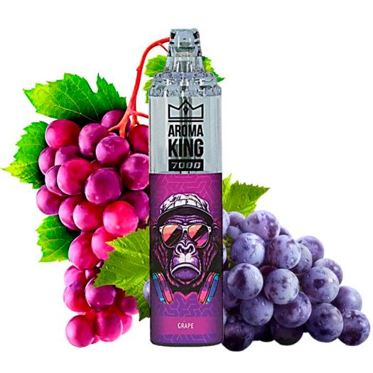 Desechable GRAPE Tornado 7000 Puff SIN NICOTINA - Aroma King