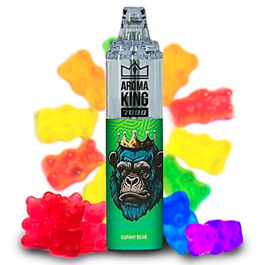 Desechable GUMMY BEAR  Tornado 7000 Puff SIN NICOTINA - Aroma King
