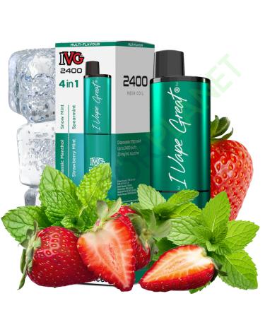 Desechable IVG 2400 Pod Kit MINT EDITION - 4 IN 1 - 20mg
