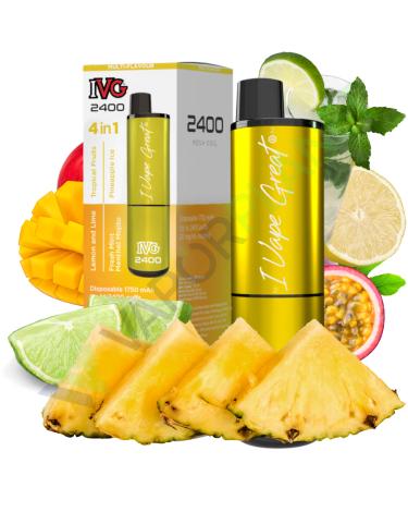 Desechable IVG 2400 Pod Kit YELLOW EDITION - 4 IN 1 - 20mg