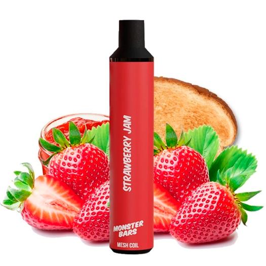 Desechable Strawberry JAM 20mg - Monster Bar