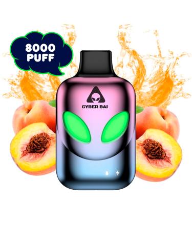 Desechable Juicy Peach 8000 Puff  - Cyber Bar - Sin Nicotina