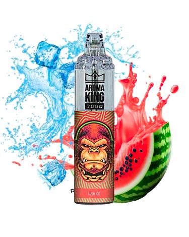 Desechable LUSH ICE Tornado 7000 Puff SIN NICOTINA - Aroma King