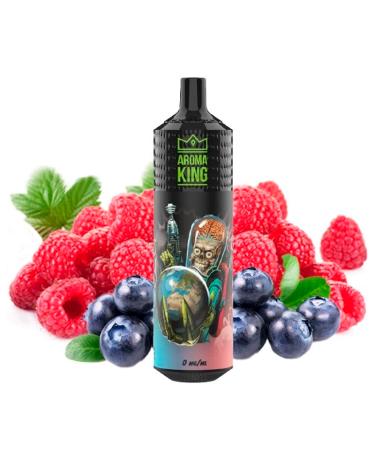 Desechable Mars Blueberry Raspberry 9000 Puff - SIN NICOTINA - Aroma King