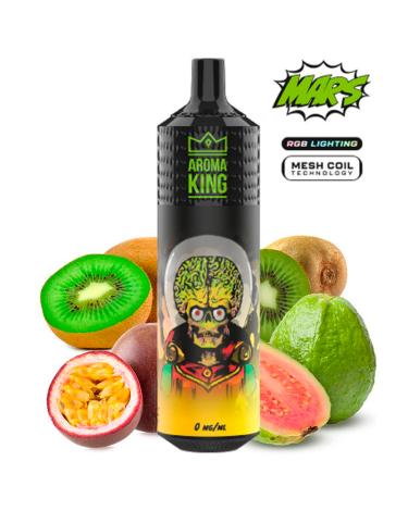 Desechable Mars Kiwi Passion Fruit Guava 9000 Puff - SIN NICOTINA - Aroma King