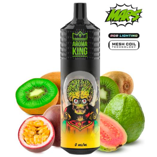 Desechable Mars Kiwi Passion Fruit Guava 9000 Puff - SIN NICOTINA - Aroma King