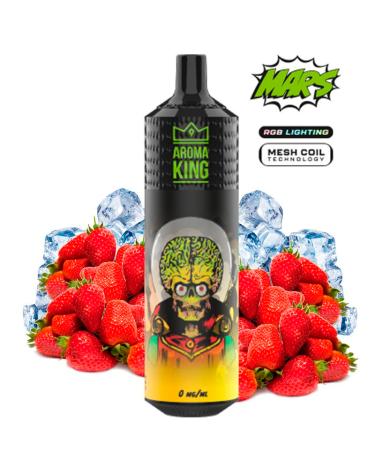 Desechable Mars Strawberry Ice 9000 Puff - SIN NICOTINA - Aroma King