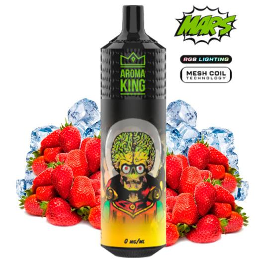 Desechable Mars Strawberry Ice 9000 Puff - SIN NICOTINA - Aroma King