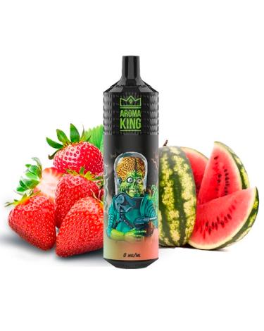 Desechable Mars Strawberry Watermelon 9000 Puff - SIN NICOTINA - Aroma King