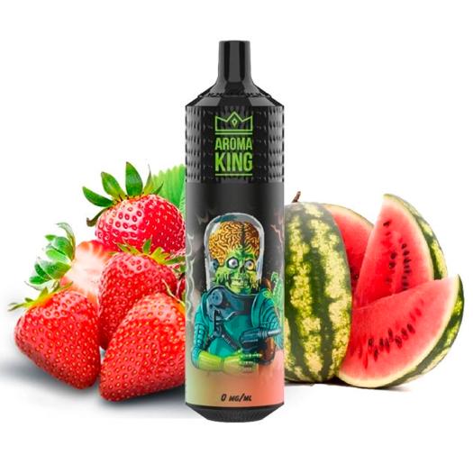 Desechable Mars Strawberry Watermelon 9000 Puff - SIN NICOTINA - Aroma King