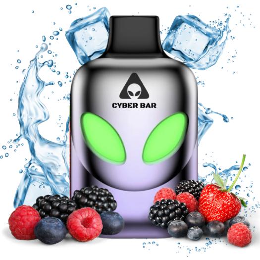 Desechable Mix Berry Ice 8000 Puff  - Cyber Bar - Sin Nicotina