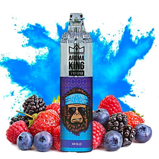 Desechable MR BLUE Tornado 7000 Puff SIN NICOTINA - Aroma King