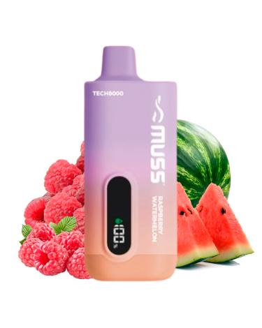 Desechable Muss Tech8000 RASPBERRY WATERMELON - Sin Nicotina 8000 Puff