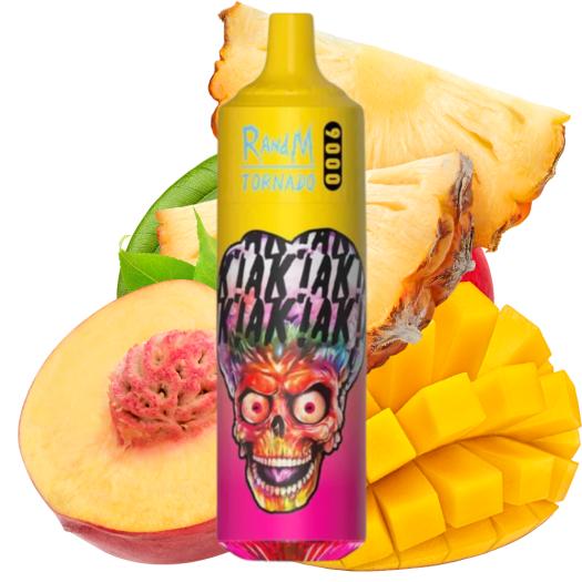 Desechable Peachy Mango Pineapple Tornado 9000 Puff - 600mAh SIN NICOTINA