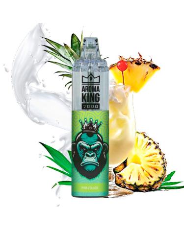 Desechable PINA COLADA Tornado 7000 Puff SIN NICOTINA - Aroma King