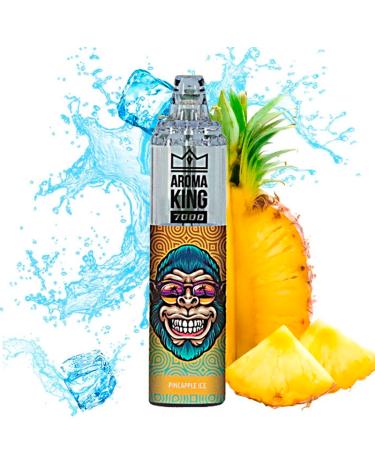 Desechable PINEAPPLE ICE Tornado 7000 Puff SIN NICOTINA - Aroma King