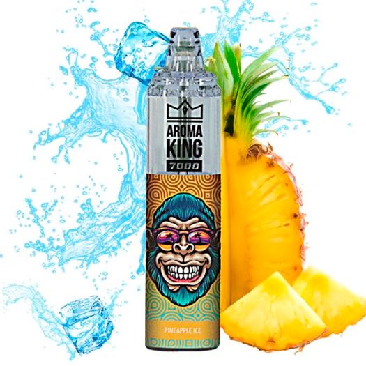 Desechable PINEAPPLE ICE Tornado 7000 Puff SIN NICOTINA - Aroma King