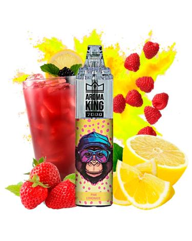 Desechable PINK LEMONADE Tornado 7000 Puff SIN NICOTINA - Aroma King