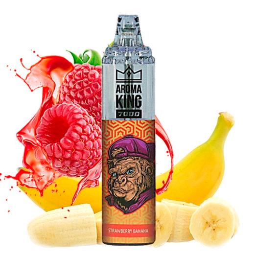 Desechable STRAWBERRY BANANA Tornado 7000 Puff SIN NICOTINA - Aroma King