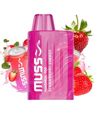 Desechable Strawberry ENERGY Muss Marmol 700 Puff  20mg