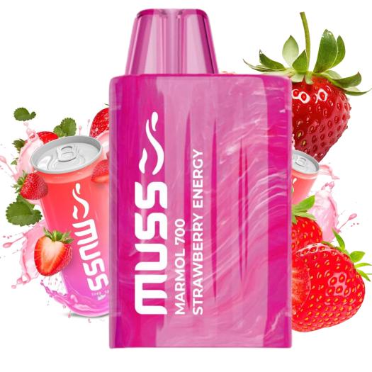 Desechable Strawberry ENERGY Muss Marmol 700 Puff  20mg