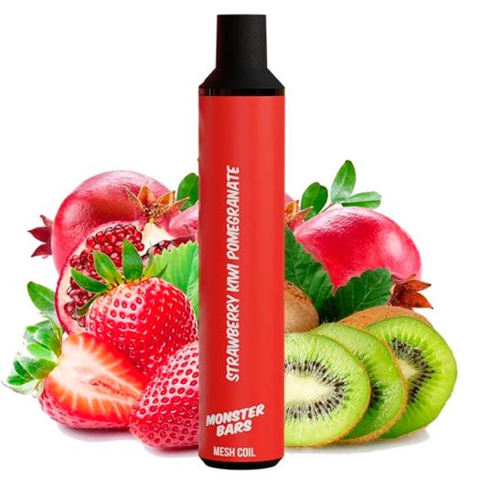 Desechable Strawberry Kiwi Pomegranate 20mg - Monster Bar
