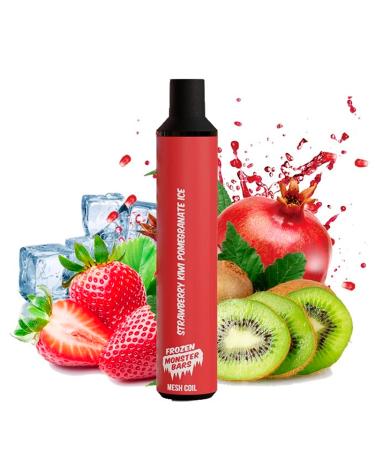 Desechable Strawberry Kiwi Pomegranate Ice 20mg - Monster Bar