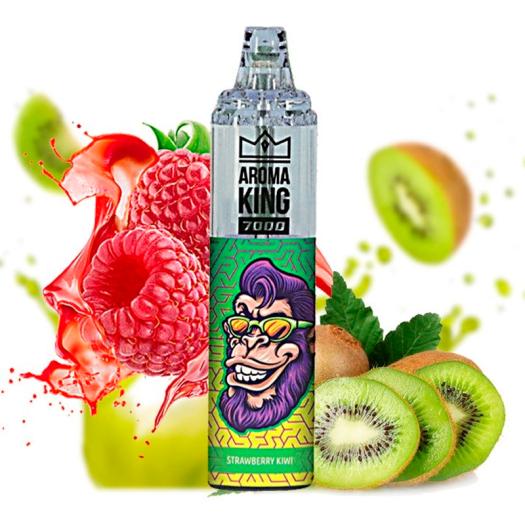 Desechable STRAWBERRY KIWI Tornado 7000 Puff SIN NICOTINA - Aroma King