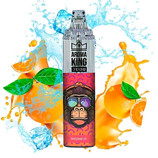 Desechable TANGERINE ICE Tornado 7000 Puff SIN NICOTINA - Aroma King
