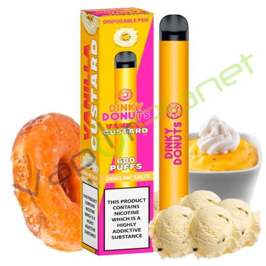 Dinky Donut VANILLA CUSTARD DONUT 20mg Salt - Desechable Dinky Donut VANILLA CUSTARD DONUT 20mg Salt - Desechable
