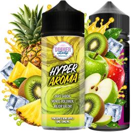 Dinner Lady Hyper Pineapple Kiwi Apple Longfill 10ml/120