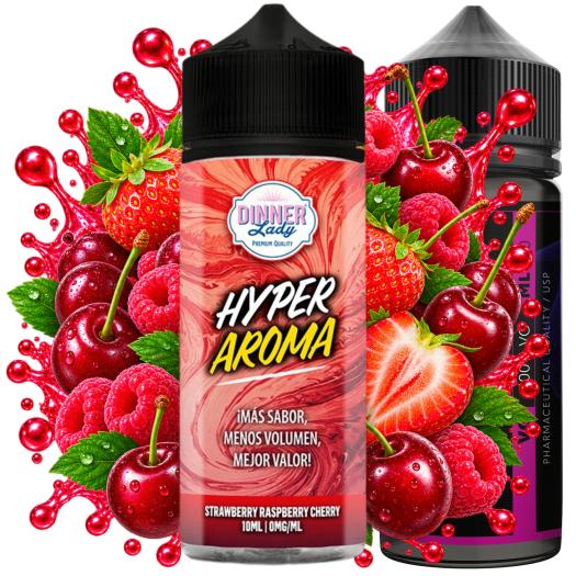Dinner Lady Hyper Strawberry Raspberry Cherry Longfill 10ml/120