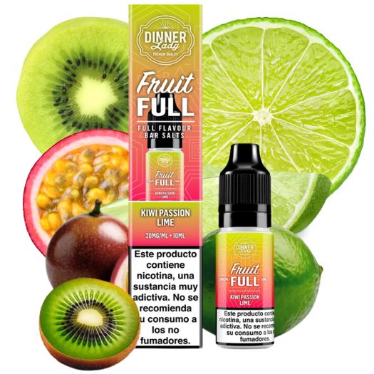 Kiwi Passion Lime Dinner Lady Salts Fruit Full 10ml