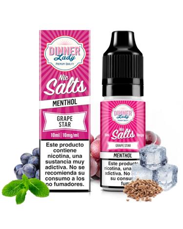 Dinner Lady Salts Grape Star 10ml