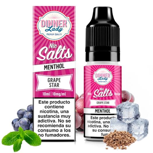 Dinner Lady Salts Grape Star 10ml