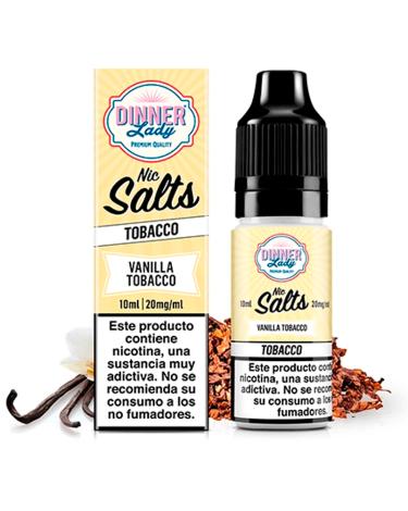 Dinner Lady Salts Vanilla Tobacco 10ml