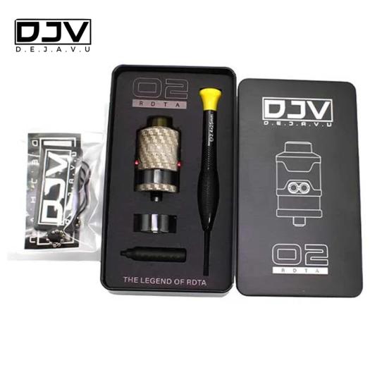DJV RDTA V2 26mm Fiber Engrave - DJV | BLUE |