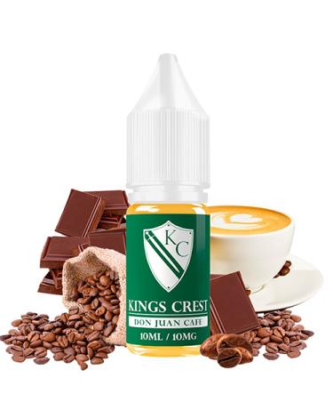 Don Juan Cafe 10ml - Kings Crest Salts 10 mg y 20 mg - Líquido con SALES DE NICOTINA