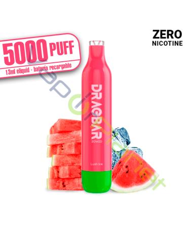 Dragbar LUSH ICE 13ml - 5000 PUFF - Zovoo by VooPoo - Desechable SIN NICOTINA