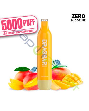 Dragbar MANGO ICE 13ml – 5000 PUFF – Zovoo by VooPoo – Desechable SIN NICOTINA