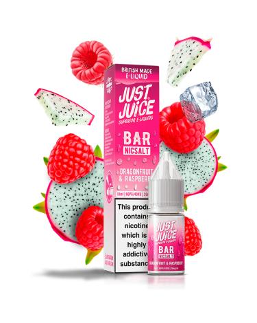 Dragon Fruit Raspberry Just Juice Bar Salts 10ml